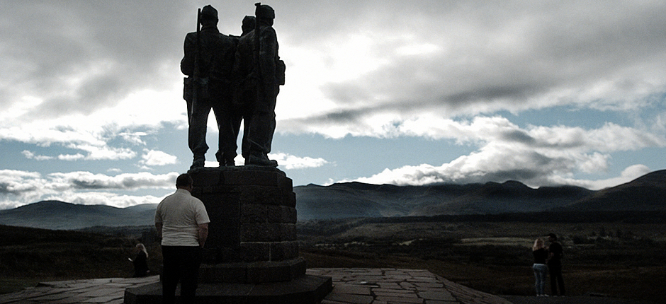 commando memorial, Highlands of Scotland