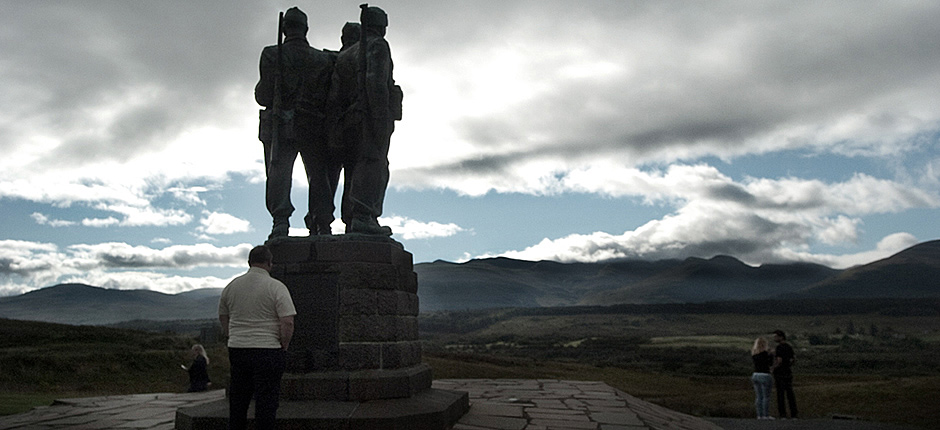 Commando memorial at Spearn Bridge, Highlands