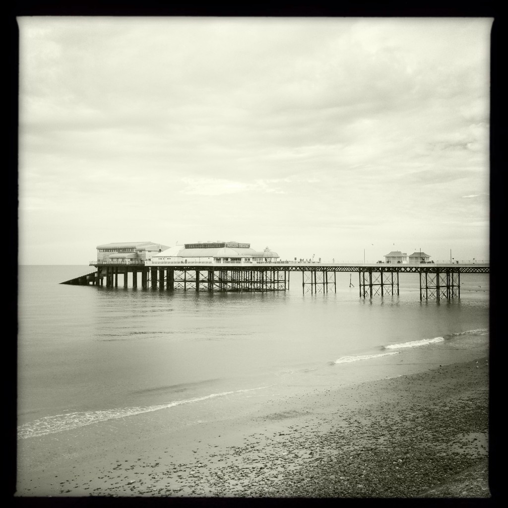 Cromer pier - image from the norfolk photo zine 'caught by the tide'.