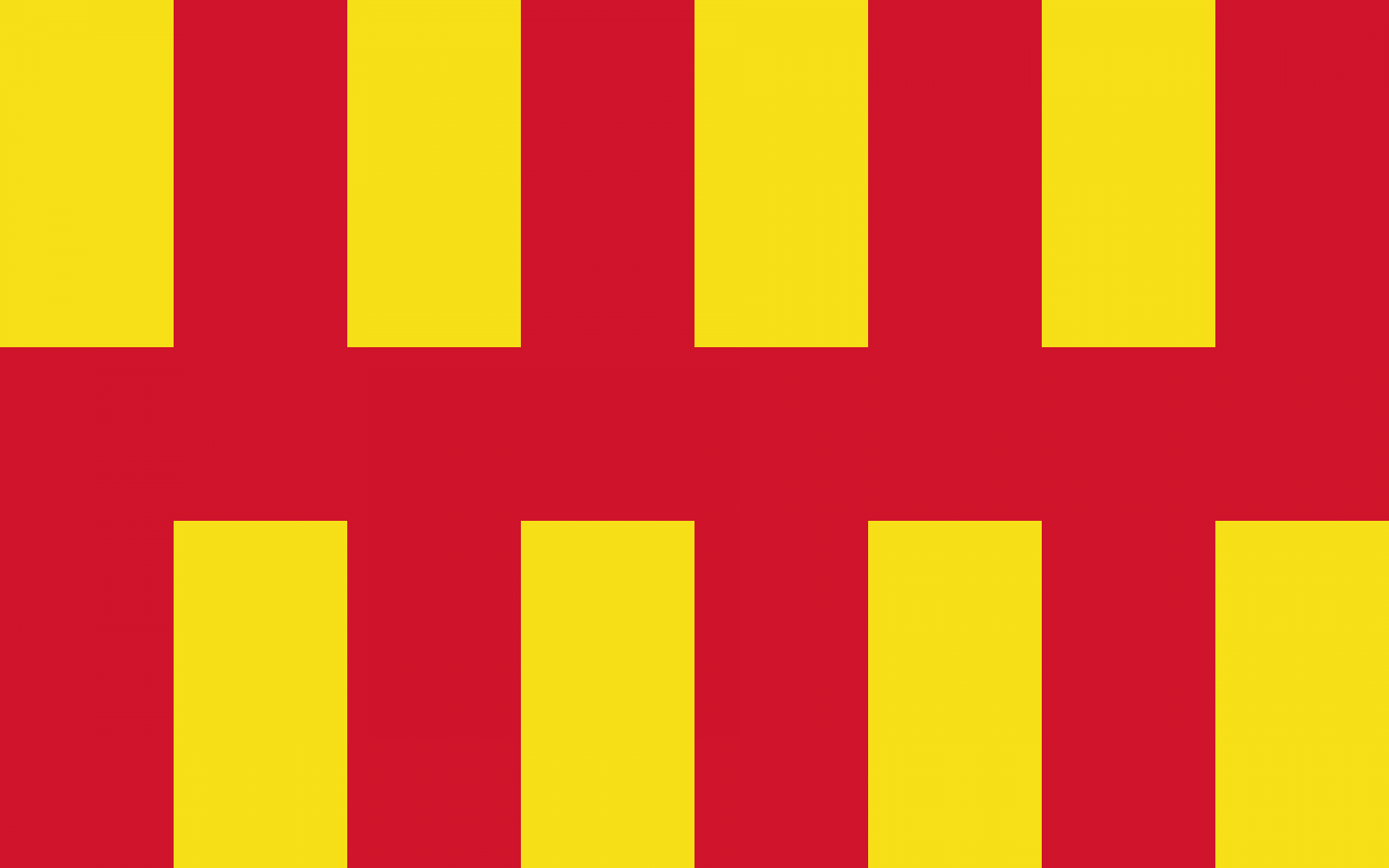 The flag of the historic county of Northumberland